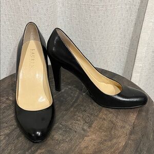 Women's Ralph Lauren Classic Black Heels